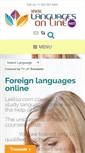Mobile Screenshot of languagesonline.net